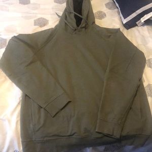 Green hoodie
